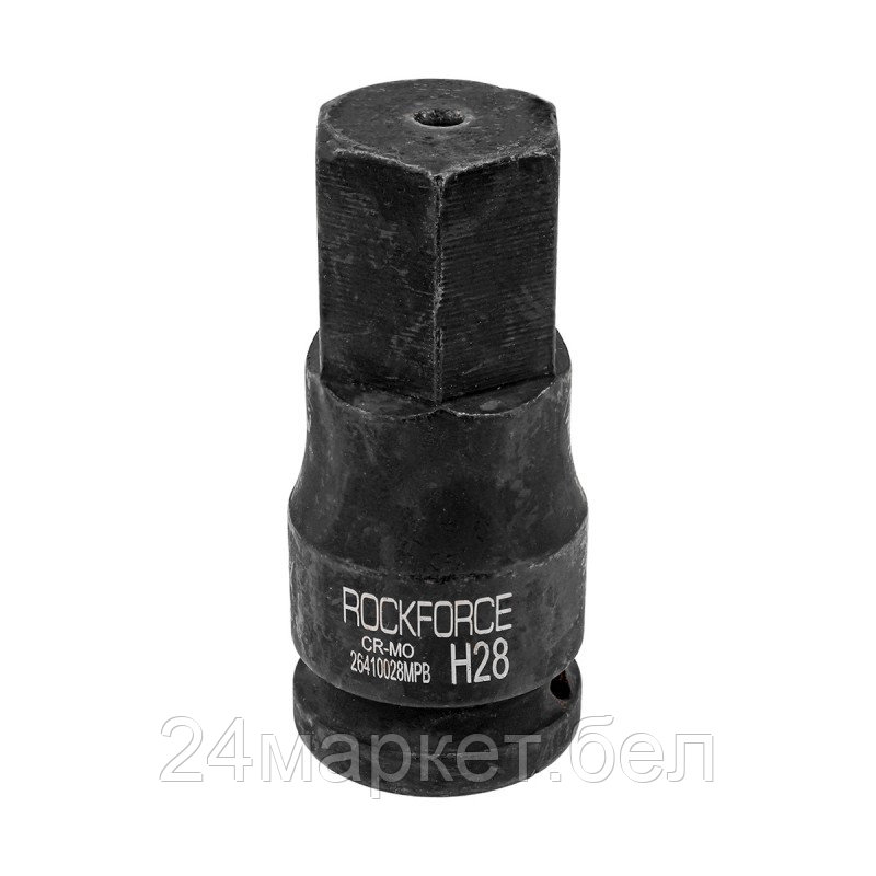 RF-26410028MPB RockFORCE Головка-бита ударная 6-гранная 28мм,3/4"