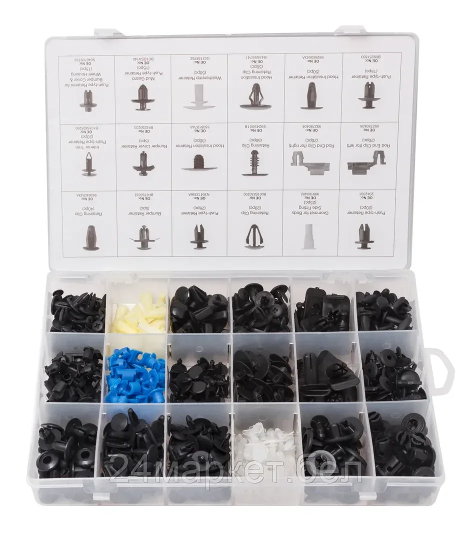 FORSAGE Набор клипс 475пр. (MAZDA), пластиковом органайзере Forsage F-01Z0227