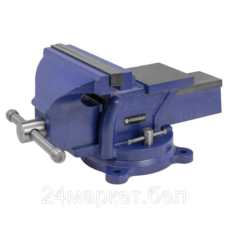 F-6540208W Forsage Тиски стальные поворотные с наковальней  8"-200мм