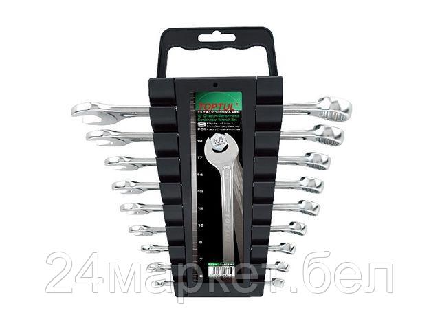 TOPTUL Тайвань Набор ключей комбинир. 6-24мм 15° 14шт на клипсе TOPTUL (GAAC1401)