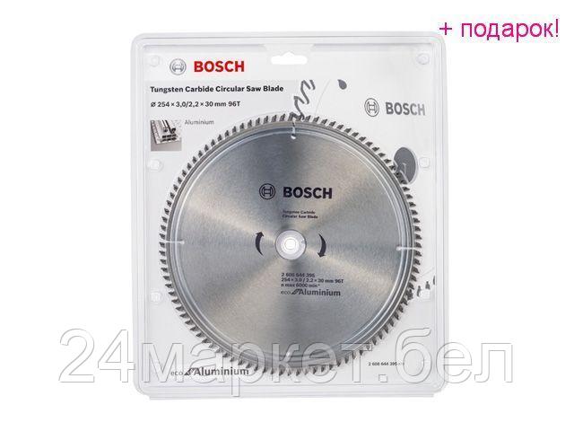 BOSCH Китай Диск пильный 254х30 мм 96 зуб. универсальный ECO ALUMINIUM BOSCH (твердоспл. зуб)