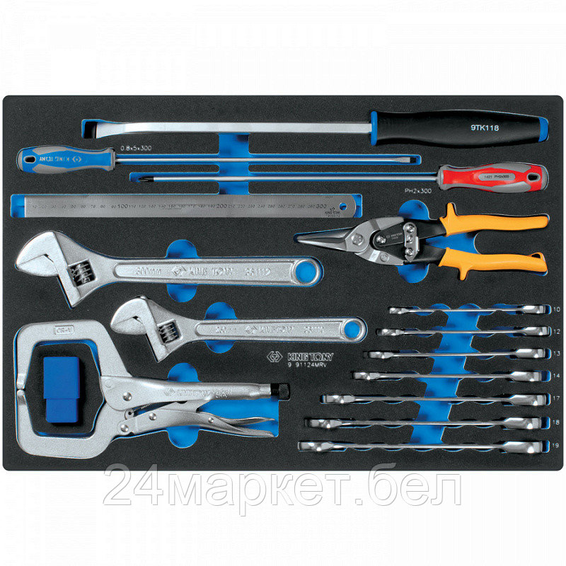 Специнструмент King Tony 9-91124MRV (24 предмета)