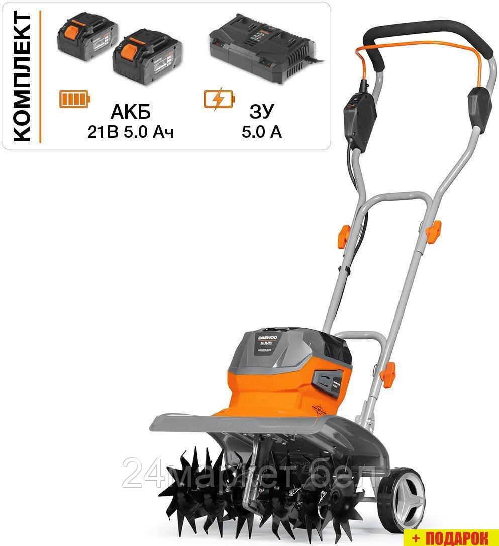 Мотокультиватор аккумуляторный Daewoo Power DAT 3542Li Set (с 2-мя АКБ)