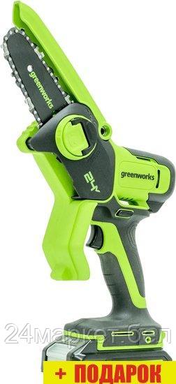 Аккумуляторная пила Greenworks G24MCS10K4 2008207UB (с 1-им АКБ 4 Ач)