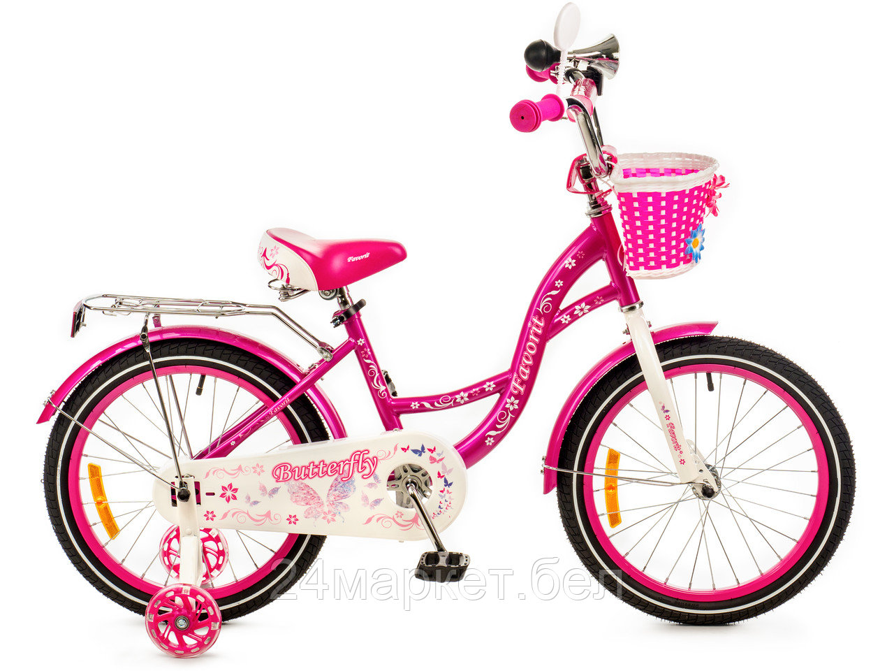 Детский двухколесный велосипед «FAVORIT» модель BUTTEFLY, BUT-Y20PN Favorit
