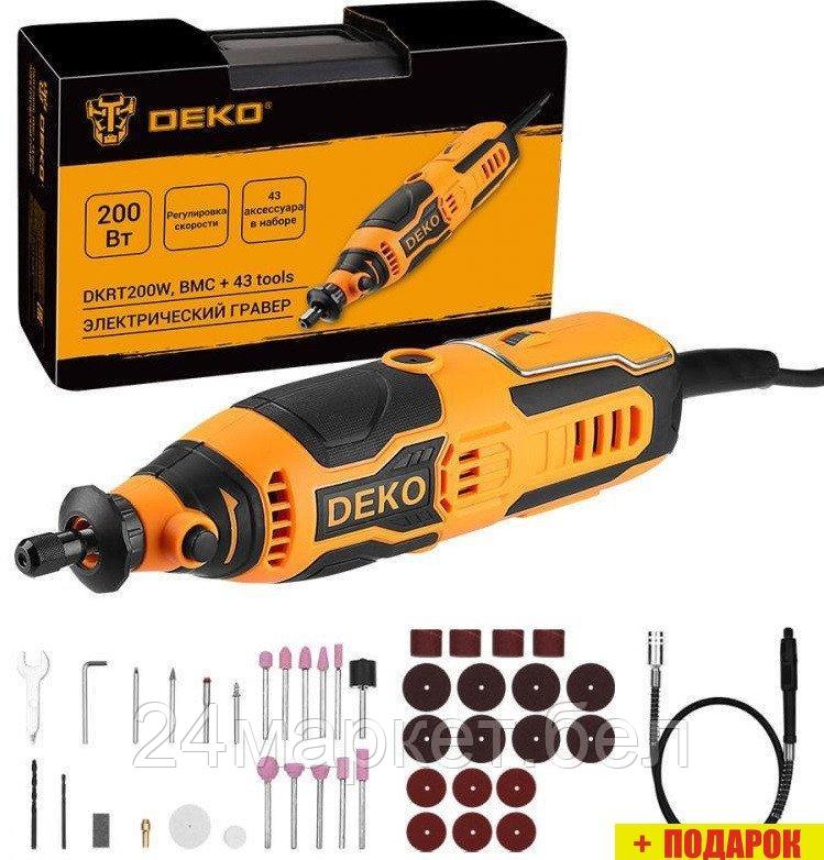 Гравер Deko DKRT200W 083-1066 (кейс)