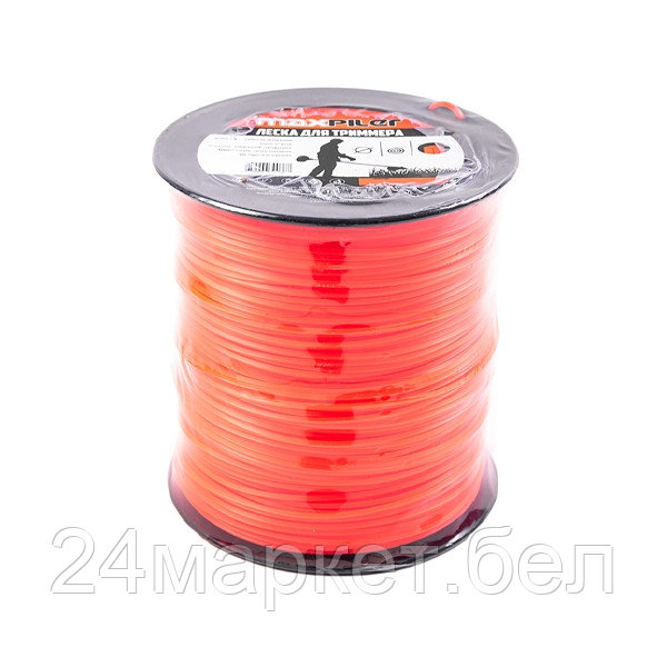 Леска для триммера, 2,4мм*5LB, квадрат, 395м, бухта (MLB-32405N)