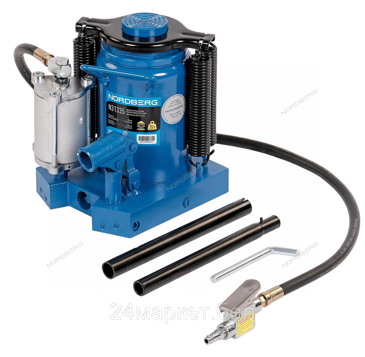 NORDBERG N3336L Домкрат бутылочный 35т пневмогидравлический