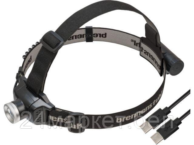 Фонарь налобный светодиодный аккум. LuxPremium LED KL 251 AF Brennenstuhl (IP44, 250Лм, USB Type-C кабель в комплекте) 1177300010